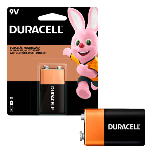 Pila 6lp3146 9v Alcalina Rectangular Duracell Dura Mucho Mas