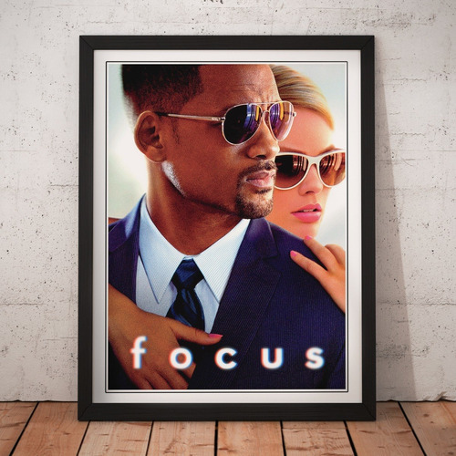 Cuadro Peliculas - Focus - Poster Movie - Will Smith