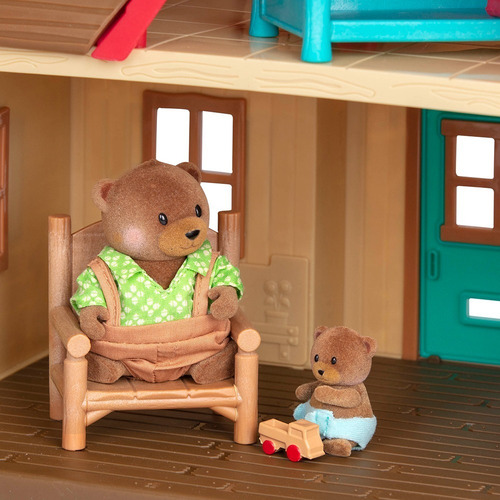 Imagen 3 de 4 de Lil Woodzeez Casa De Campo Con Accesorios + 1 Figura Oso Ed