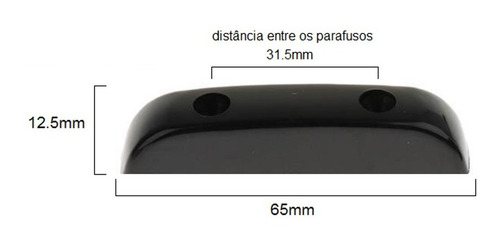 Imagem 3 de 3 de Thumbrest Baixo Apoio Dedo Contrabaixo Jazz Bass Original