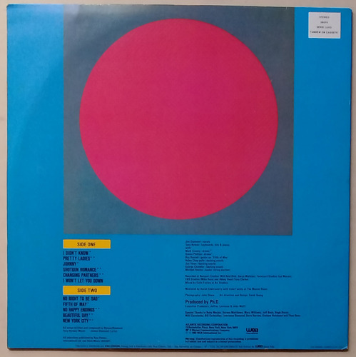 Lp Phd Is It Safe? Jim Diamond I Wont Let You Down 83 Vinil (Usado)