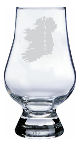 Vaso De Whisky De Cristal Con Temática De Irlanda Compatible