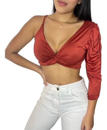 Blusa Asimétrica M/l 1tira Escote (br180)