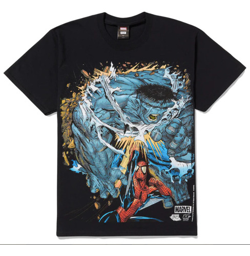 Playera Huf X Marvel - Battle Tee- Original The Reason Store