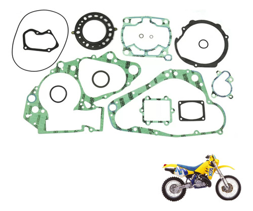 1 Jogo Juntas Suzuki Rmx 250 (1997-1998) C/borracha