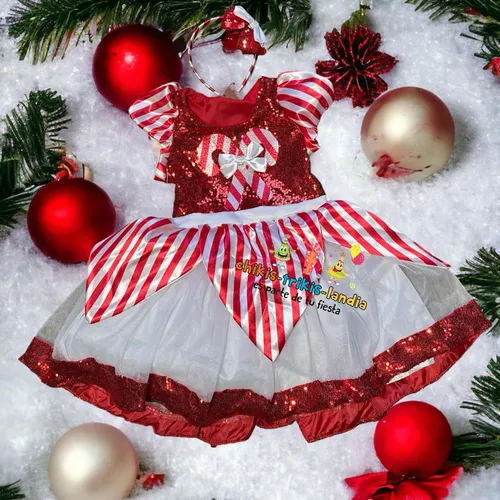 Vestido de caramelo navideño sale