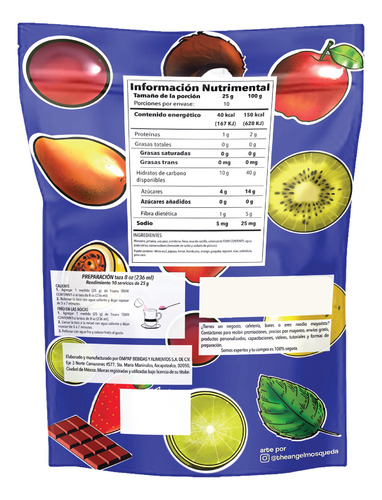 Tibiri Contenti Tisana Mango Maracuya Bebida Frutos Secos