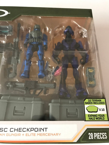 Pack Armas Y Figuras Halo Infinite Unsc Checkpoint Spartan (Usado)