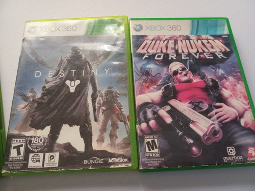Destiny Y Duke Nukem Para Xbox 360
