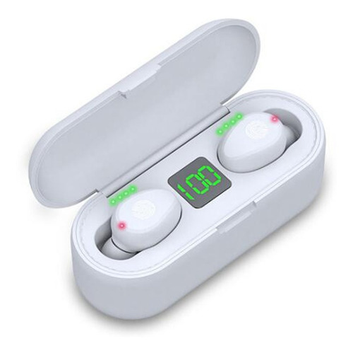 Auriculares Bluetooth F9 Tws 4hs De Musica + Power Bank