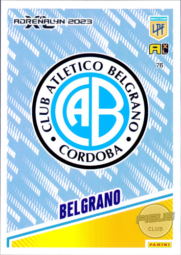 Adrenalyn Fútbol Argentino 2023 - Escudo Belgrano