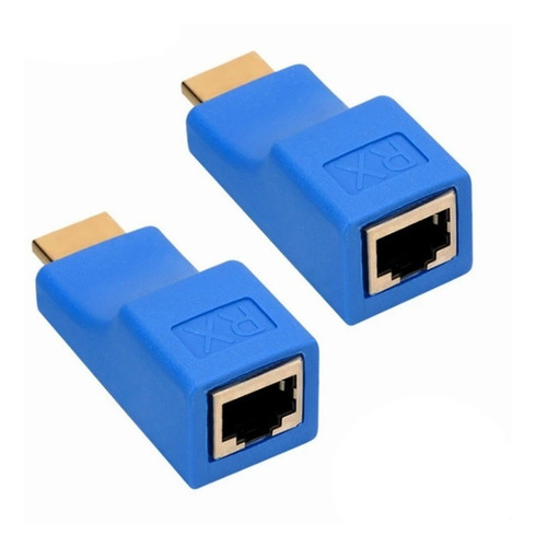 Imagen 3 de 4 de Extensores Por Utp 30 Metros Extender 1080p 4k 3 Pares