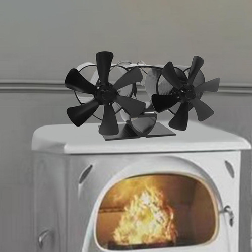 Ventilador De Chimenea De 12 Aspas Alimentado Por Negro