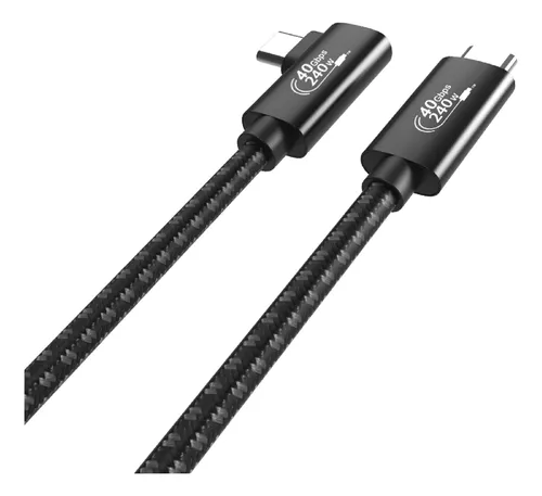 Cuxnoo Cable De Video Usb C-c 8k, Cable De Monitor Usb 4 Tip