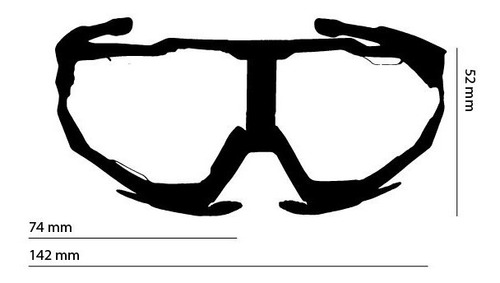 Imagen 3 de 3 de Anteojos/gafas/lentes Ciclismo/running Roma Uv400 - Spitale