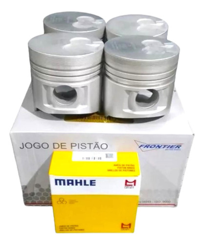 Jogo Pistão + Anéis L200 2.5 0.50  Diesel Gls 1997 Em Diant