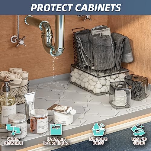 Protector De Estantes Para Fregadero Sikadeer Para Baño Impe