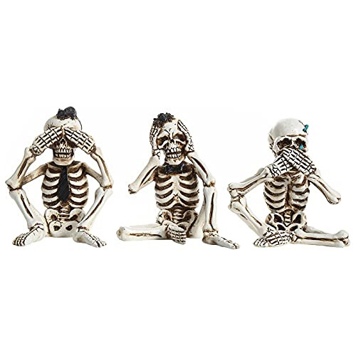 Estatua De Esqueletos De Yawj Cool Halloween, Oiga 9cn2i