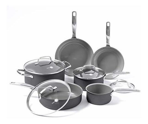 Greenpan Chatham Cerámica Antiadherente 10pc De Utensilios D