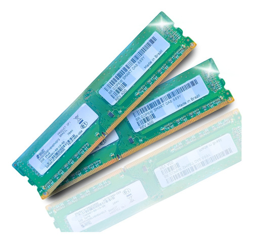 Memória Ram Smart Kit 2x Ddr3 2gb 1333mhz Verde Desktop  (Recondicionado)