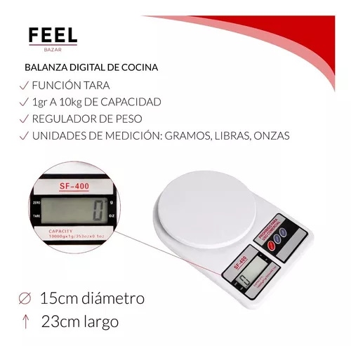 Balanza Cocina Digital Femmto C03 Para Pesar Alimentos