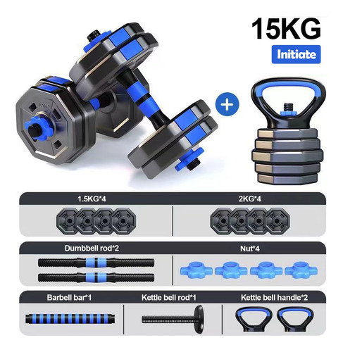 Mancuernas 3 En 1 Ajustables Para Ejercicio En Casa