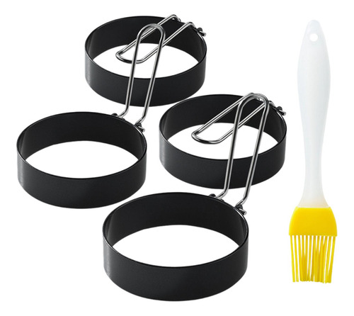4x Anéis De Fritura De Ovo, Frigideira Redonda De Omelete,