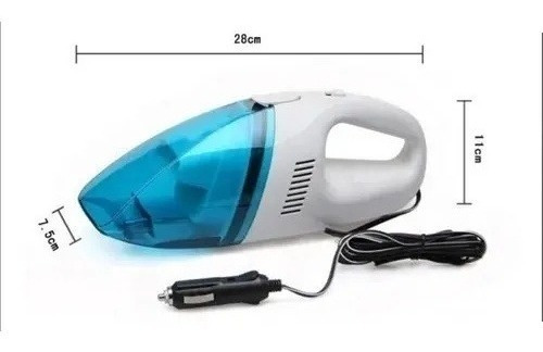2 Pzs Aspiradora Para Auto Conexión 12v Portatil De Mano