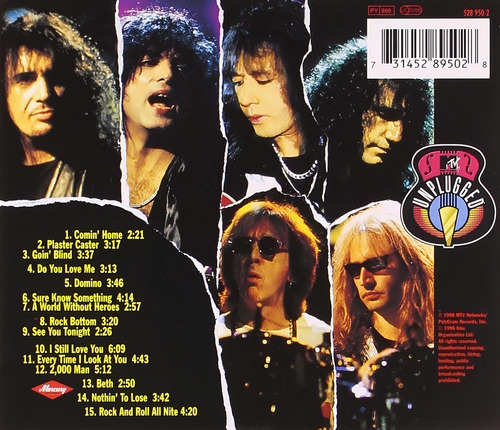 Kiss - Unplugged - Disco Cd (15 canções)