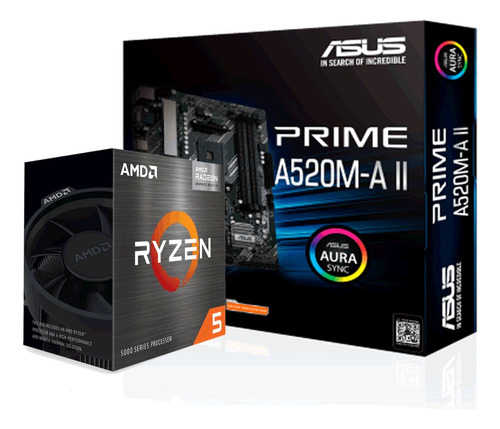 Combo Actualizacion Pc Asus A520m/amd Ryzen 5 5600g