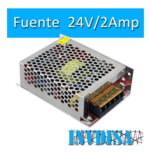 5pzas  Fuente De Poder Conmutada 24v 2amp - N U E V O