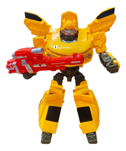Transformer Robot Bumble Autobot Bee Y Accesorios 30cm