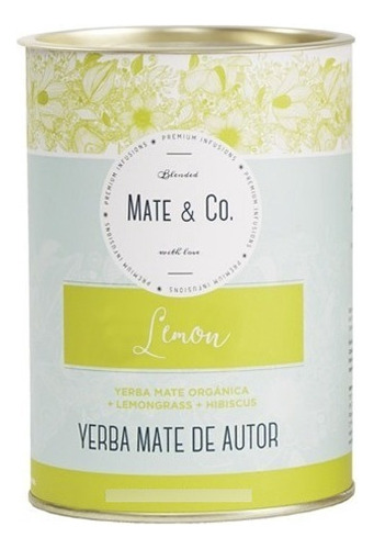 Yerba Mate De Autor Blend Lemon Detox Mate & Co Lata 240 Gr
