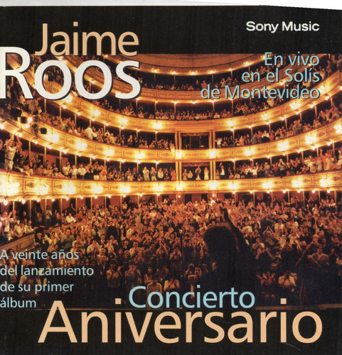 Cd Jaime Roos (concierto Aniversario)