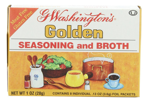 George Washington Condimento Dorado Y Caldo, Cajas De 1 Onza