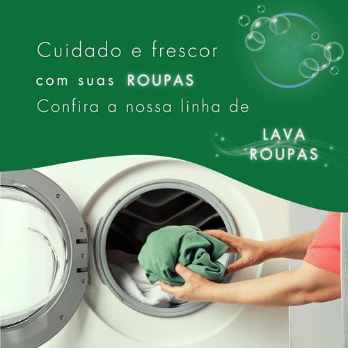 Lava Roupas Líquido Plush 3 Litros Biopower Verde Sabão