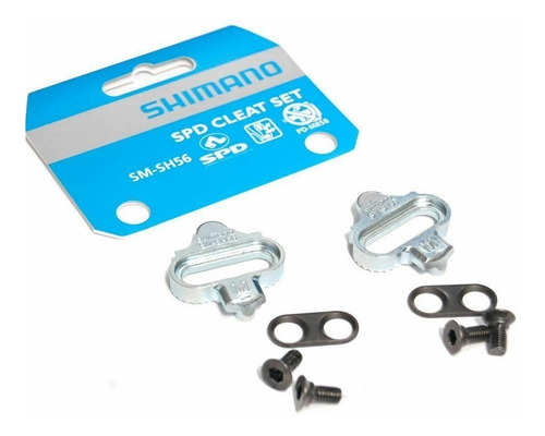 Imagem 3 de 4 de Par Tacos Pedal Clip Shimano Sm-sh56 Spd Cleat Set
