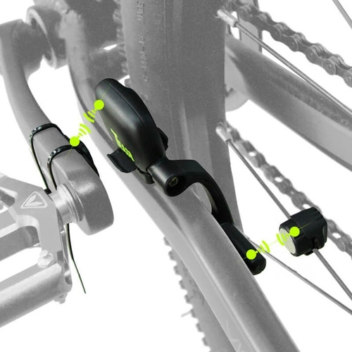 Sensor De Cadencia Velocidad Meilan C3 Para Bicicleta Color Negro