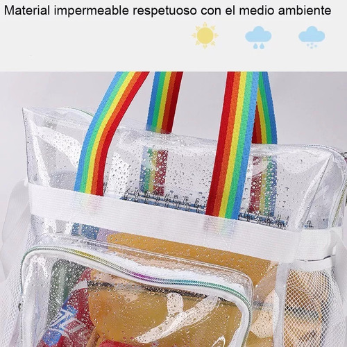 Bolsa De Pvc Transparente De Gran Capacidad Impermeable K2