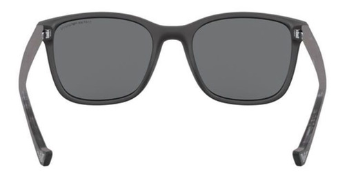Gafas de sol Emporio Armani Ea4139 501781 54 polarizadas, color negro, color de marco negro, color de lente gris