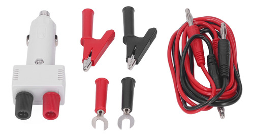 Kit De Enchufes De Prueba De Cables Awg Crocodile Clip Banan