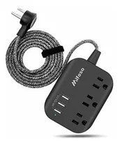 Comprar Regleta Con Usb, Regleta De Enchufe Plano Montable Con 3