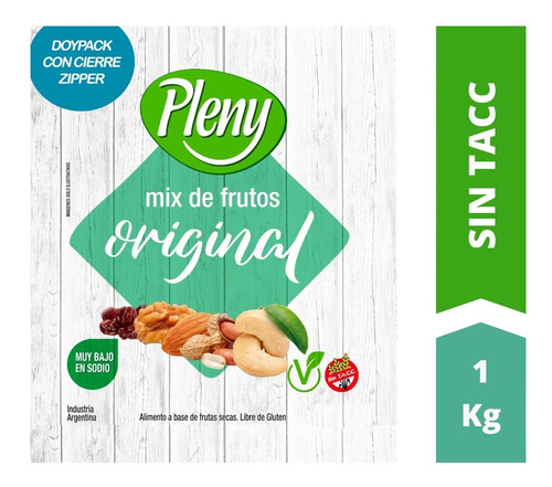 Mix De Frutas Secas Original Pleny X 1 Kg - Sin Tacc