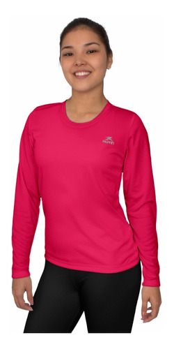 Camisa Dry Basic Uv50 Muvin Feminina Treino Academia