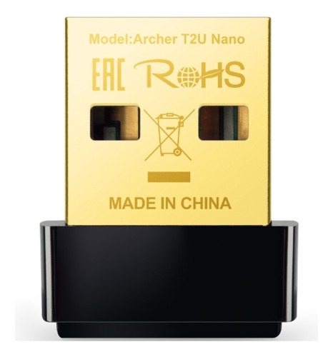 Placa Red Wifi Usb Tp-link Archer T2u Nano Ac600 Dual Band