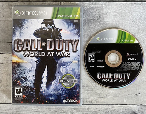 Call Of Duty: World At War  Mundo Xbox 360 Físico Completo 