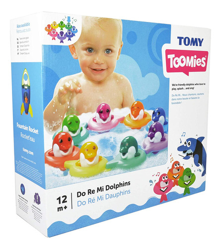Tomy Do Rae Mi Dolphins Bath Toy