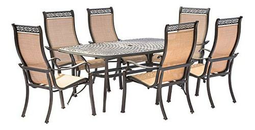 Set Comedor  Manor 7 Piezas, Mesa 72 X 38 Y 6 Sillas, Color 