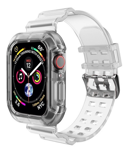 Correas Neon Apple Watch Smartwatch Transparente 42/44/45mm