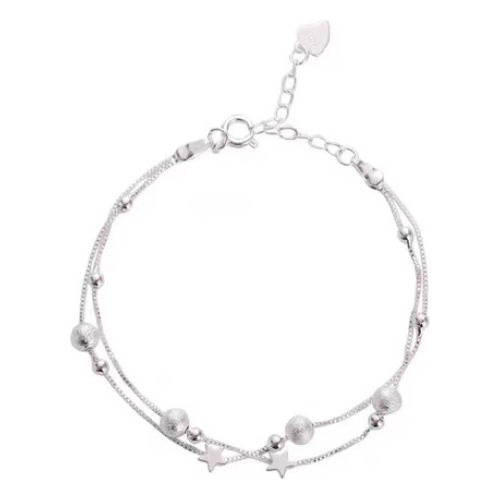 Star Necklace Pulsera Pulseras Mujer Plata